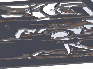 14 DXF file BEST EVER CNC ADDICTIVE DECORATIVE VECTOR router No 0900 3D Model