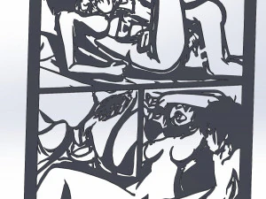 14 DXF file BEST EVER CNC ADDICTIVE DECORATIVE VECTOR router No 0900 3D Model