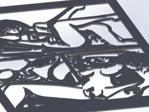 14 DXF file BEST EVER CNC ADDICTIVE DECORATIVE VECTOR router No 0900 3D Model