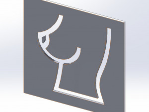 10 DXF File CNC g-code Industrial Laser sexuality DXF Plasma Nr0910 Modelo 3D