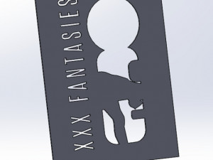 9 File DXF CNC g-code Industrial Laser Cut sexual sexuality Vector Plasma Nr0911 3D-Modell