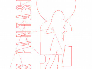 9 File DXF CNC g-code Industrial Laser Cut sexual sexuality Vector Plasma Nr0911 3D-Modell