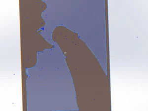 12 DXF file CNC 2 G-CODE Ind Laser Cut DECORATIVE PANEL ADDICTIVE Nr0920 3D Model