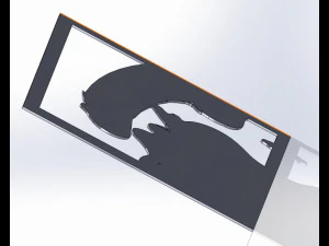 12 DXF file CNC 2 G-CODE Ind Laser Cut DECORATIVE PANEL ADDICTIVE Nr0920 3D Model