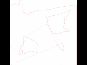 12 DXF file CNC 2 G-CODE Ind Laser Cut DECORATIVE PANEL ADDICTIVE Nr0920 3D Model