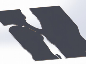 12 DXF file CNC 2 G-CODE Ind Laser Cut DECORATIVE PANEL ADDICTIVE Nr0920 3D Модель