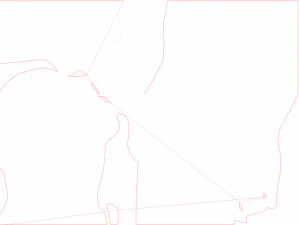 12 DXF file CNC 2 G-CODE Ind Laser Cut DECORATIVE PANEL ADDICTIVE Nr0920 3D Model