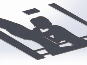 12 DXF file CNC 2 G-CODE Ind Laser Cut DECORATIVE PANEL ADDICTIVE Nr0920 3D Model