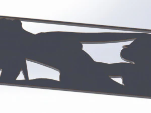 12 DXF file CNC 2 G-CODE Ind Laser Cut DECORATIVE PANEL ADDICTIVE Nr0920 3D Model