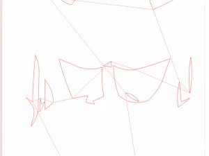 12 DXF file CNC 2 G-CODE Ind Laser Cut DECORATIVE PANEL ADDICTIVE Nr0920 3D Model