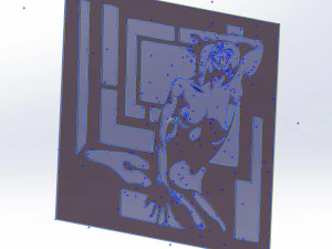 10 DXF FILE EXPLICIT Industrial Laser Cut Router Vinil Nr0930 3D Model