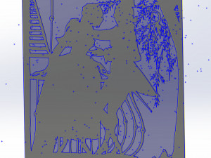 14 DXF file Old Love Story DECORATIVE Laser Cut Router Vinil Nr0940 3D Model