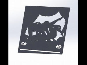 14 DXF file Old Love Story DECORATIVE Laser Cut Router Vinil Nr0940 3D Model