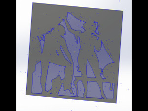 14 DXF file Old Love Story DECORATIVE Laser Cut Router Vinil Nr0940 3D Model