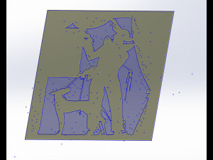 14 DXF file Old Love Story DECORATIVE Laser Cut Router Vinil Nr0940 3D Model
