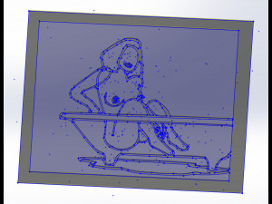10 DXF File CNC g-code Industrial Laser Abstract POP Art Nr6 Router Nr2207 3D 模型
