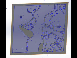 10 File DXF CNC g-code Industrial Laser Abstract POP Art Nr6 Router Nr2207 Modello 3D