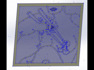 10 DXF File CNC g-code Industrial Laser Abstract POP Art Nr6 Router Nr2207 3D 模型