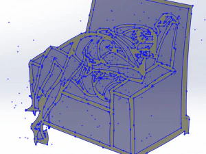 5 dxf file cnc Women Pin Up Hand Sketch Retro BSDM Vinil plasma Nr2215 3D Model