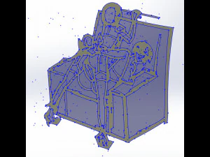 5 dxf file cnc Women Pin Up Hand Sketch Retro BSDM Vinil plasma Nr2215 3D Model