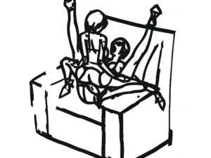 5 dxf file cnc Women Pin Up Hand Sketch Retro BSDM Vinil plasma Nr2215 3D 模型