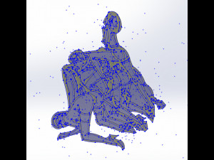 5 dxf file cnc Women Pin Up Hand Sketch Retro BSDM Vinil plasma Nr2215 3D 模型