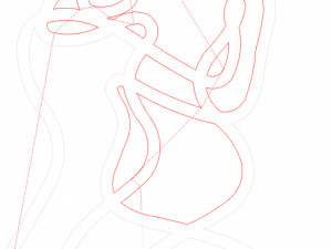 Kama Sutra 10 DXF File sexual positions CNC Industrial Laser Cut Plasma Nr2301 3D 모델