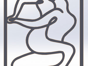 Kama Sutra 10 DXF File sexual positions CNC Industrial Laser Cut Plasma Nr2302 Modelo 3D