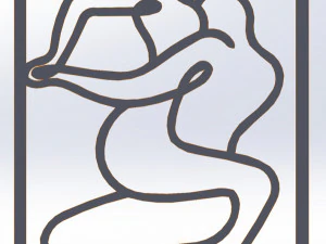 Kama Sutra 10 DXF File sexual positions CNC Industrial Laser Cut Plasma Nr2302 3D Model