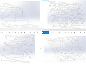 Kama Sutra 10 DXF File sexual positions CNC Industrial Laser Cut Plasma Nr2302 3D Model