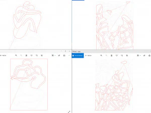 Kama Sutra 10 DXF File sexual positions CNC Industrial Laser Cut Plasma Nr2302 3D Model