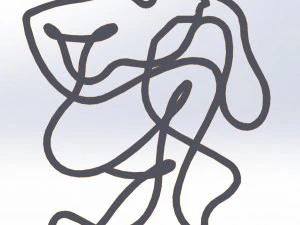 Kama Sutra 10 DXF Fichier positions sexuelles CNC Industriel Laser Cut Plasma Nr2303 Modèle 3D