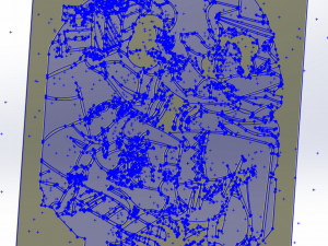 2 dxf file cnc Pin Up Hand Sketch routerVinil plasma Happy New Year Nr3854 3D 模型