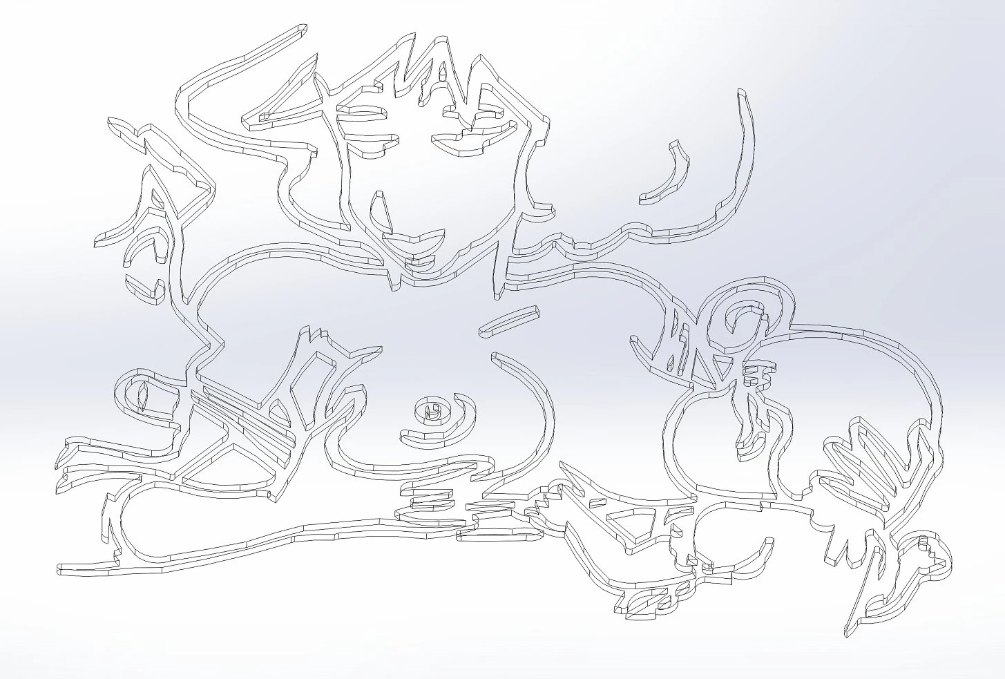 4 file dxf cnc Sketch routerVinil plasma Neonato allattante Nr3855 Modello 3D .c4d .max .obj .3ds .fbx .stl .blend 