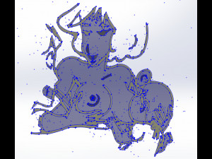 4 dxf file cnc Sketch routerVinil plasma Breastfeeding Infant Nr3855 3D Model