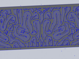 DXF FILE Fine art CNC g code No Polyline Pattern Art Panel Laser Cut Plasma Router Model 3D