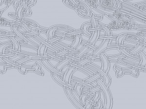 DXF FILE Fine art CNC g code No Polyline Pattern Art Panel Laser Cut Plasma Router celtic Model 3D