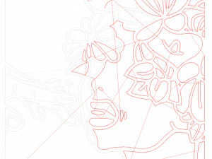 10 DXF File CNC g-code Industrial Laser Abstract POP Art Nr6 Router Nr2206 3D Model