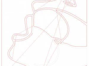 10 DXF File CNC g-code Industrial Laser Abstract POP Art Nr6 Router Nr2206 3D Model