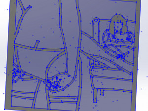10 DXF File CNC g-code Industrial Laser Abstract POP Art Nr6 Router Nr2206 Model 3D