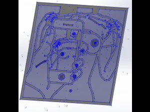 10 DXF File CNC g-code Industrial Laser Abstract POP Art Nr6 Router Nr2206 3D Model