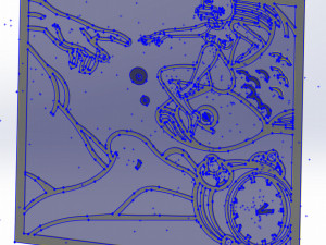 10 DXF File CNC g-code Industrial Laser Abstract POP Art Nr6 Router Nr2206 Model 3D