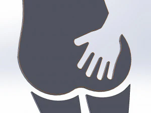 40 ファイル DXF CNC G コード産業用レーザー カット セクシュアリティ アイコン プラズマ Nr2222 3Dモデル