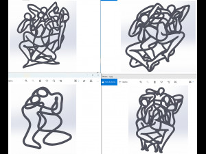 Kama Sutra 10 DXF File sexual positions CNC Industrial Laser Cut Plasma Nr2301 Model 3D