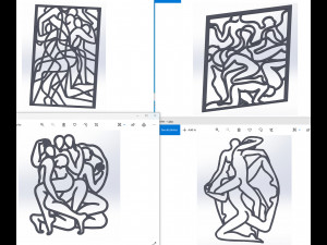 Kama Sutra 10 DXF File sexual positions CNC Industrial Laser Cut Plasma Nr2301 Model 3D