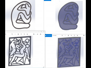 Kama Sutra 10 DXF File sexual positions CNC Industrial Laser Cut Plasma Nr2301 Model 3D