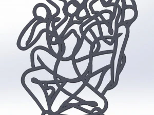 Kama Sutra 10 DXF File sexual positions CNC Industrial Laser Cut Plasma Nr2301 3D Model