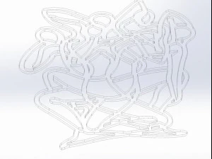 Kama Sutra 10 DXF File sexual positions CNC Industrial Laser Cut Plasma Nr2301 3D Model