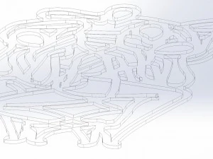 Kama Sutra 10 DXF File sexual positions CNC Industrial Laser Cut Plasma Nr2301 3D Model