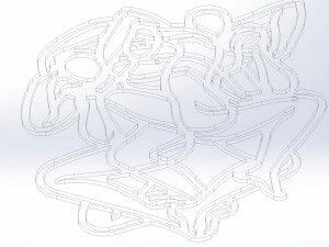 Kama Sutra 10 DXF File sexual positions CNC Industrial Laser Cut Plasma Nr2301 3D Model